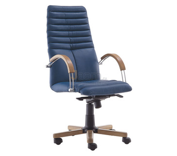 Кресло для руководителя Galaxy Wood Chrome