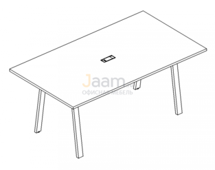 Стол для переговоров Стол для переговоров на металлокаркасе TRE Б3 121 БП