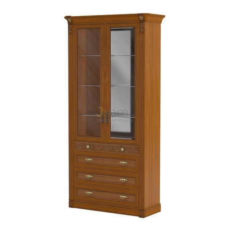 Кабинет руководителя Офисный шкаф-витрина для руководителя ПК-МР-ВТ220Х111С