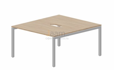 Мебель для персонала Составной стол на 2 рабочих места PEN2TV148 (2 эргономичных выреза)