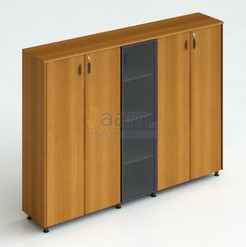 Кабинет руководителя Офисный шкаф комбинированный для документов 260/2 ДСП Тик