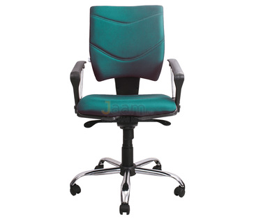 Кресло для персонала Spring Lux grey cfs silver