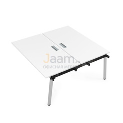 Мебель для персонала Средний модуль стола БЕНЧ-системы сдвоенные на 2 раб. места порошковое покрытие 10БДС.284