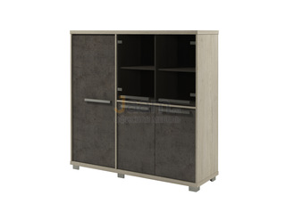 Кабинет руководителя Офисный шкаф трёхсекционный Z-33-01 левый