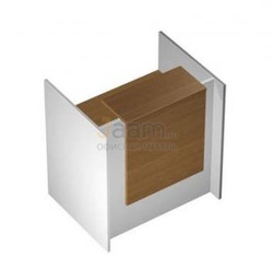 Стойка ресепшн Стойка прямая с вырезом КВ 0801