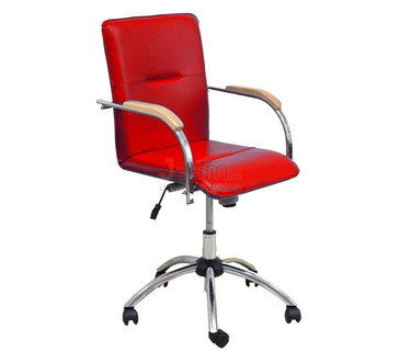 Кресло для персонала Самба (Chrome) крестовина хром