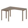 Стол криволинейный левый Metal System Style БП.СА-3 Л 1400x1200x750