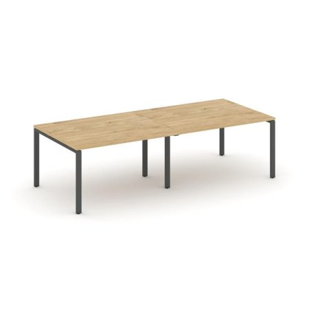 Стол переговорный SN-6P.SPRG-044.3 (3160х1180х750) (Тиквуд Светлый/Металл Антрацит)