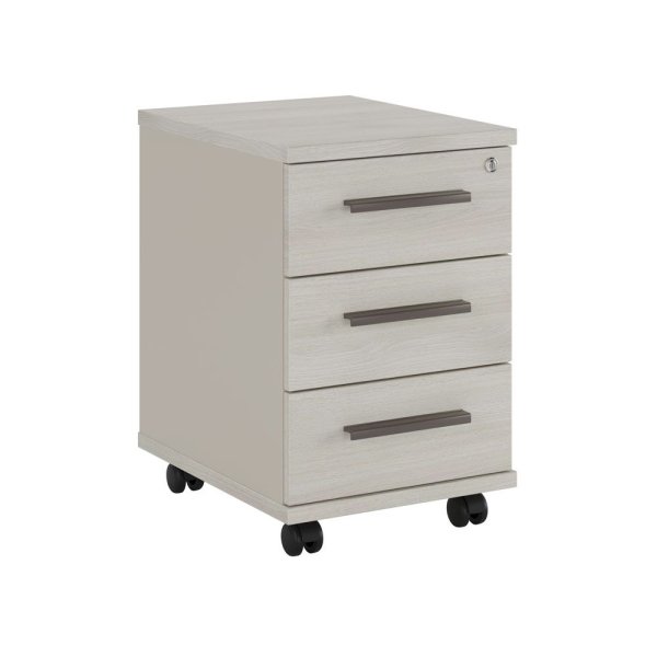 Тумба подкатная с 3 ящиками New Line NLN36330321 406x525x620 (Дуб шамони светлый)
