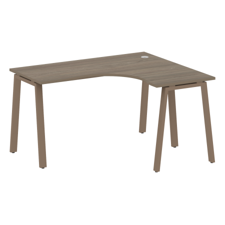 Стол криволинейный правый Metal System Style БА.СА-3 Пр 1400x1200x750