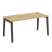 Стол руководителя на деревянных опорах Onix Wood Direct OW.SRR-4.8 1580x800x750