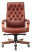 Кресло руководителя T-9928WALNUT светло-коричневый Leather EiCHel кожа крестов. металл/дерево