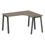 Стол криволинейный правый Metal System Style БА.СА-3 Пр 1400x1200x750