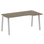Стол криволинейный правый Metal System Style БА.СА-1 Пр 1600x900x750