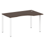 Стол криволинейный правый Metal System Style БП.СА-2 Пр 1400x900x750
