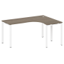 Стол криволинейный правый Metal System Style БП.СА-4 Пр 1600x1200x750
