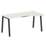 Стол криволинейный правый Metal System Style БА.СА-1 Пр 1600x900x750