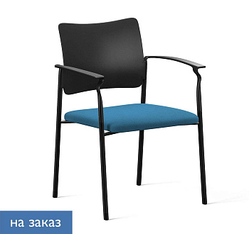 PINKO_black Кресло на 4-х опорах с подлокотниками
