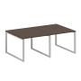 Переговорный стол 2 столешницы Metal System Style БО.ПРГ-2.1 2000x1235x750