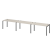 Бенч линейный на 3 рабочих места Арго-М АМБЛ-003-3 4200x730x760