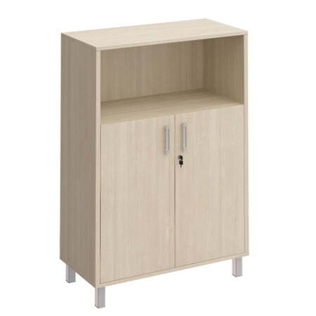 Шкаф для документов двери ДСП с замком +ниша Борн B 420-821-1 900x450x1310 (Дуб шамони)