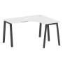 Стол криволинейный правый Metal System Style БА.СА-3 Пр 1400x1200x750
