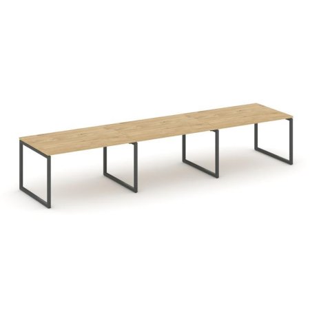Стол переговорный SN-4O.SPRG-024.3 (4740х980х750) (Тиквуд Светлый/Металл Антрацит)