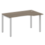 Стол криволинейный правый Metal System Style БП.СА-2 Пр 1400x900x750