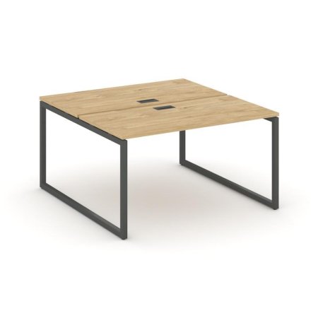 Рабочая станция 2-х сторонняя SN-4O.DRS-002 (1180х1232х750) (Тиквуд Светлый/Металл Антрацит)