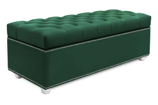 Банкетка Marcele 1000 (1020x420x450) Изумрудный