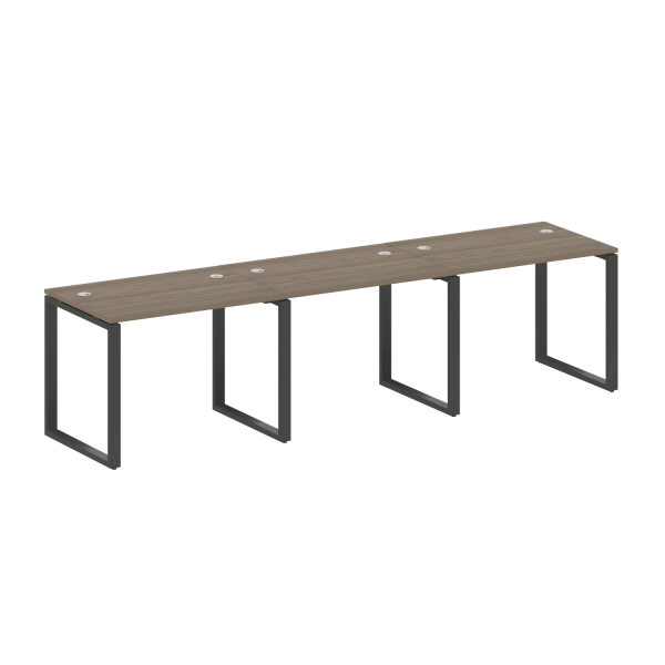 Рабочая станция Metal System Style БО.СМ-3.1 3000x720x750 (Вяз/Антрацит металл)