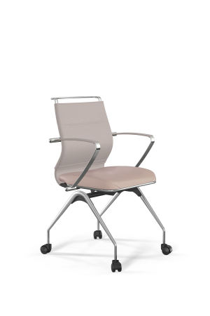 Кресло для руководителя Метта Sit Well M4-192K - Extra /Ach46/Wm12/K5cL(F53.W02) (Светло-бежевый)
