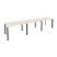 Рабочая станция на П-образном м/к  Onix O.MP-RS-3.2.8 3540x800x750