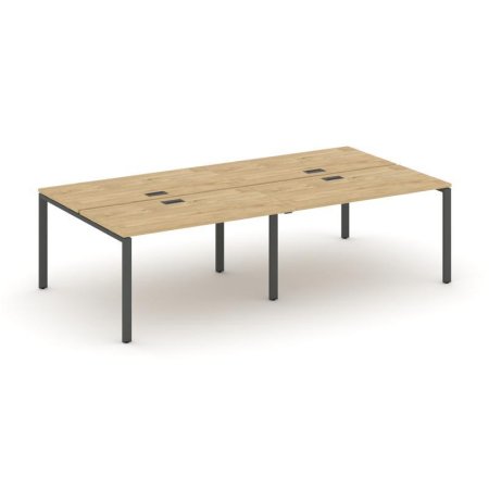 Рабочая станция 2-х сторонняя SN-6P.DRS-042 (2360х1432х750) (Тиквуд Светлый/Металл Антрацит)