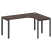 Стол криволинейный правый Metal System Style БП.СА-4 Пр 1600x1200x750