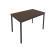 Стол письменный на металлокаркасе Slim С.СП-4 1180x720x750