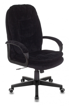 Кресло руководителя CH-868N Fabric черный Light-20 крестов. пластик (Черный)