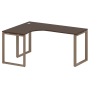 Стол криволинейный левый Metal System Style БО.СА-4 Л 1600x1200x750