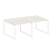 Переговорный стол 2 столешницы Metal System Style БО.ПРГ-2.1 2000x1235x750