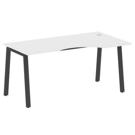 Стол криволинейный правый Metal System Style БА.СА-1 Пр 1600x900x750