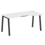 Стол криволинейный правый Metal System Style БА.СА-1 Пр 1600x900x750