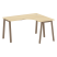 Стол криволинейный правый Metal System Style БА.СА-3 Пр 1400x1200x750