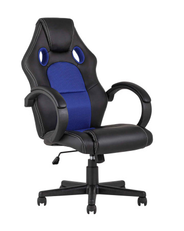 Кресло игровое TopChairs Renegade синее (Геймерское кресло Renegade синий)