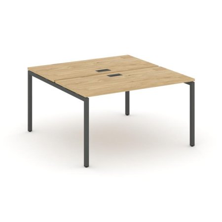 Рабочая станция 2-х сторонняя SN-4P.DRS-002 (1180х1232х750) (Тиквуд Светлый/Металл Антрацит)