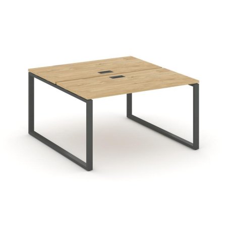 Рабочая станция 2-х сторонняя SN-6O.DRS-014 (1580х1432х750) (Тиквуд Светлый/Металл Антрацит)