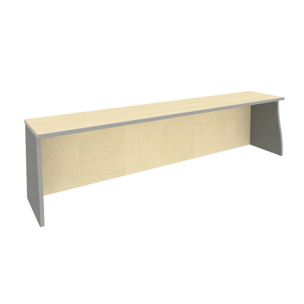 Надставка на стол Riva А.НС-4 1600x300x400 (Клен-Металлик)