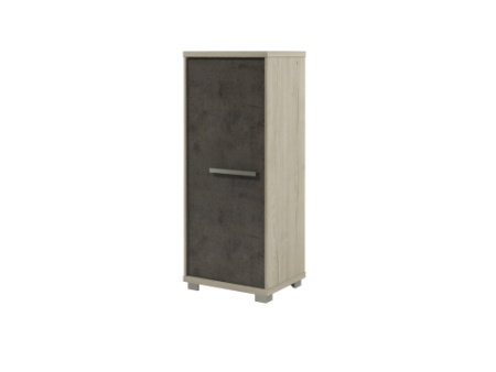 Гардероб Vestar Z-31-01 628x500x1538 (Дуб Галифакс белый/Бетон Чикаго)