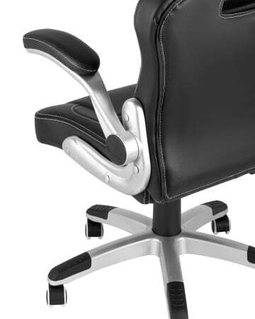 Кресло игровое TopChairs Genesis черное (Геймерское кресло Genesis черный)