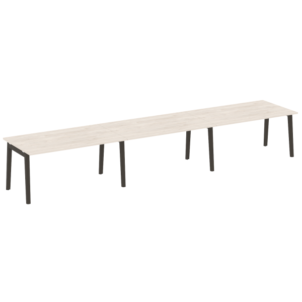 Стол переговорный на деревянных опорах Onix Wood OW.PRG-3.4 4740x980x750