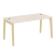 Стол руководителя на деревянных опорах Onix Wood Direct OW.SRR-4.8 1580x800x750
